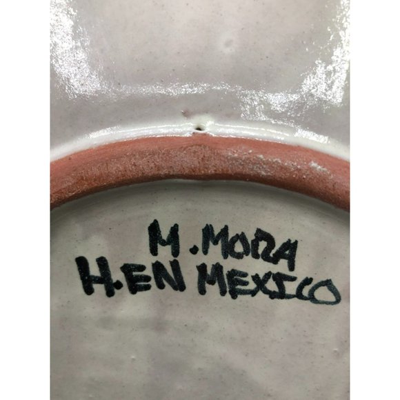 CALLA LILY Decorative Plate Talavera Pottery Hand Painted Mexican Folk Art - Picture 5 of 6